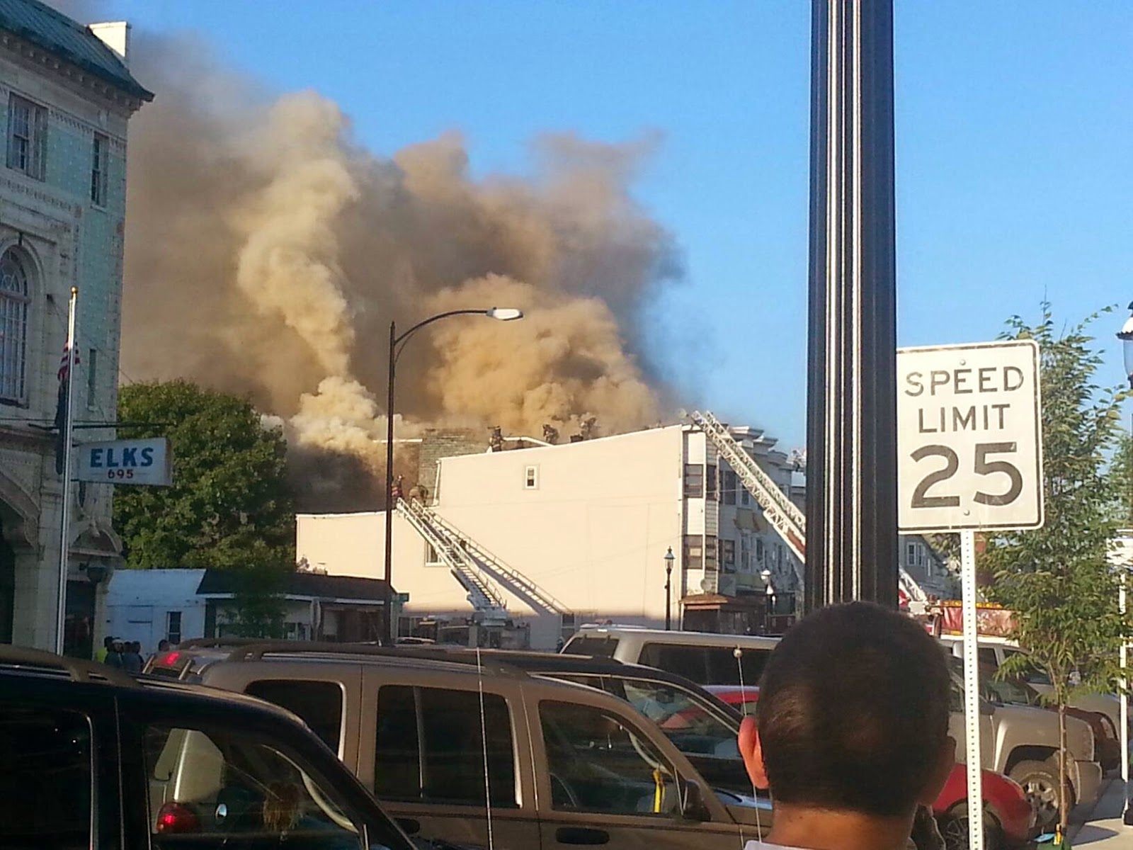 Fully Involved Apartment Fire in Mahanoy City